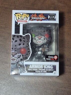 Funko Pop Tekken Armor King 202 GameStop Exclusive Vinyl Figure Fighting Games